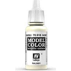 Beige Peintures acryliques Vallejo Model Color Ivory 17ml