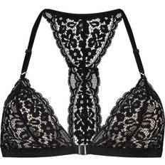 Hunkemöller Rose Padded Triangle Bralette - Black