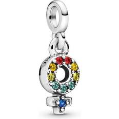 Multifärgad - Silver Berlocker & Hängen Pandora My Girl Pride Micro Dangle Charm - Silver/Multicolour