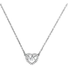 Michael Kors Silver Halsband Michael Kors Kette Necklace - Silver/Transparent