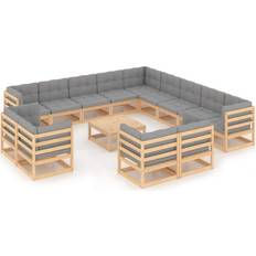 vidaXL 3077019 Loungeset, 1 Bord inkl. 13 Soffor