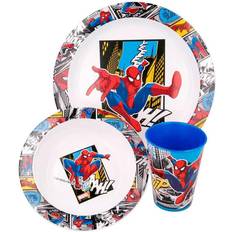 Non-Toxic Baby Dinnerware Stor Spiderman 3 in1 Dining Set