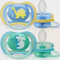 Philips Avent Pack Chupetes Ultra Air Koala y Dinosaurio 18m 2uds