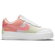 NIKE Air Force 1 Shadow W - White/Crimson Bliss/Lime Ice/Magic Ember