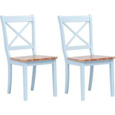 Wood Kitchen Chairs vidaXL - Kitchen Chair 90cm 2pcs