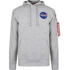 Alpha Industries Men Tops Alpha Industries Hooded Sweatshirt - Grey Heather