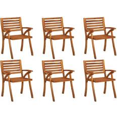 Garden & Outdoor Furniture vidaXL 3075173 6-pack Garden Dining Chair