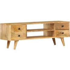 Natural TV Benches vidaXL - TV Bench 110x40cm