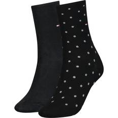 Gepunktet Socken Tommy Hilfiger Dot Classic Socks 2-pack - Black