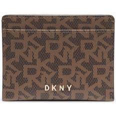 DKNY Plånböcker & Nyckelhållare DKNY Logo Bryant Card Holder - Mocha Caramel