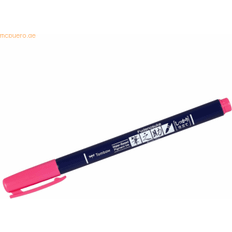 Pink Pensler Tombow Brush Pen Hard Pink