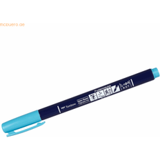 Billig Pensler Tombow Brush Pen Hard Neon Blue