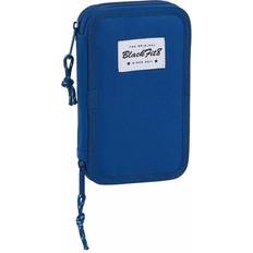 Safta Blackfit8 Oxford Small Double Filled Pencil Case 28pcs