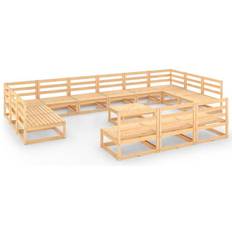 vidaXL 3076194 Loungesæt, 1 borde inkl. 13 sofaer