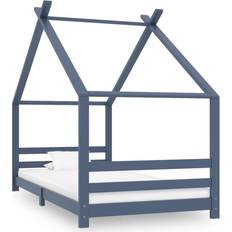 Kid's Bed Frame for Cot Solid Pine Wood 90x200cm	