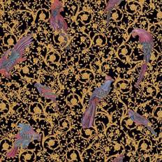 Gold Wallpapers Versace Barocco Birds (37053-1)