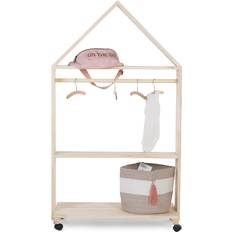 Beige Percheros Childhome Storage Rack + Wheels