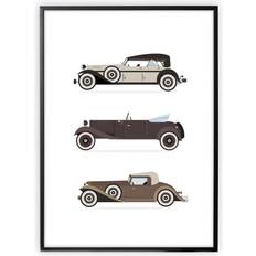 Ajoneuvot Sisustamiset XO Posters Retro Cars Poster