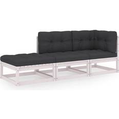 vidaXL 3076519 Loungeset, Bord inkl. 2 Soffor