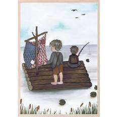 That's Mine Raft Fishing Poster