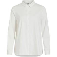 Dame - Elastan / Lycra / Spandex Skjorter Object Collector's Item Loose Fit Shirt - White