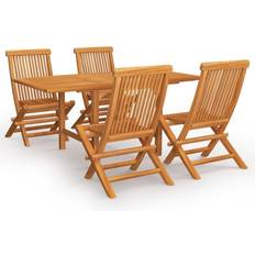 vidaXL 3059593 Matgrupp, 1 Bord inkl. 4 Stolar