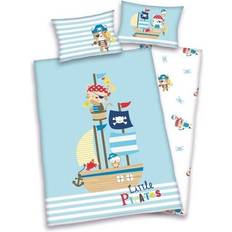 MCU Biancheria Da Letto Little Pirates 100x135 cm Blu 39.4x53.2"