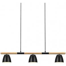 Wood Pendant Lamps Nordlux Theo Black Pendant Lamp 92.6cm