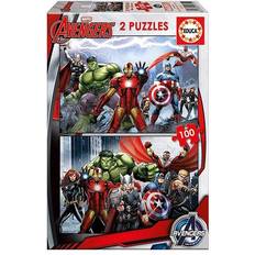 Rompecabezas Educa Puzle 2x100 piezas Avengers