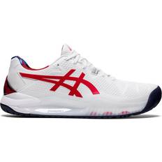 Racket Sport Shoes Asics Gel-Resolution 8 L.E. M - White/Classic Red