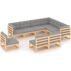 9 Loungesæt vidaXL 3076834 Loungesæt, borde inkl. 9 sofaer