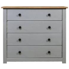 vidaXL 282659 Gray and Wood Aparador 80x73cm