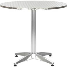 Aluminium Outdoor Bistro Tables Garden & Outdoor Furniture vidaXL 48714 Ø80cm