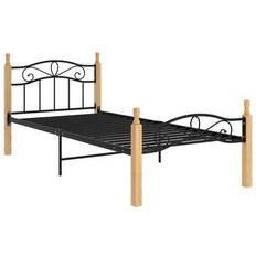 vidaXL Bed Frame Metal Solid 90cm Sengeramme 90x200cm