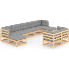 vidaXL 3077154 Loungesæt, borde inkl. 7 sofaer