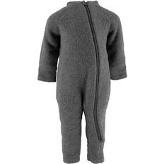 1-3M Superundertøy Mikk-Line Baby Wool Suit - Anthracite Melange (50005)