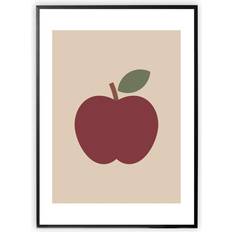 Beige Sisustamiset XO Posters Apple Poster