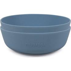 Silicone Bowl 2-pack Powder Blue