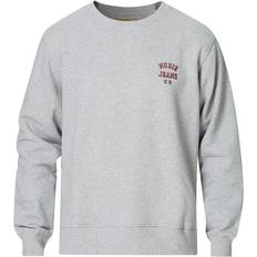 Nudie Jeans Pullover Nudie Jeans Frasse Logo Sweatshirt - Grey Melange