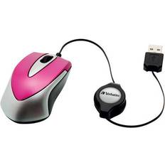 Verbatim Go Mini Optical Travel Mouse Hot Pink