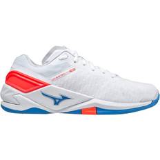 Mizuno 44 ½ Handbollsskor Mizuno Wave Stealth Neo - White/Red/French Blue