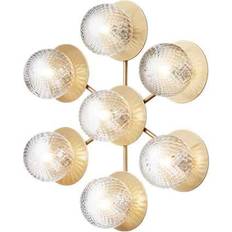 Gold Wall Flush Lights Nuura Liila Star Wall Flush Light 48.6cm