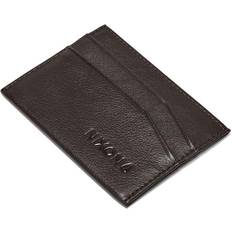 Nixon Flaco Leather Card Wallet - Brown