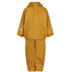 Babyer Regnsæt CeLaVi Solid Fleece Rain Set - Mineral Yellow (310255-3720)