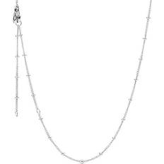 Kulhals Halsband Pandora Beaded Chain Necklace - Silver