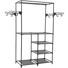 vidaXL 245743 Black Clothes Rack 87x158cm