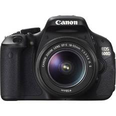 Fotocamere Reflex Canon EOS 600D EF 18-55mm IS, Kit fotocamere SLR, CMOS, 5184 x 3456 Pixel, 1280 x 1280,1696 x 1280,1728 x 1728,1920 x 1080,1920 x 1280,2304 x 1728,2304 x 2304,2592 x 1456,2592, 3:2, 4:3, 16:9, 22,3 x 14,9 mm