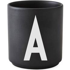 Design Letters Black Porcelain Kaffekopp