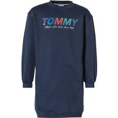 Abito felpa Vestiti Tommy Hilfiger Metallic Logo Sweatshirt Dress - Twilight Navy (KG0KG06124C87)