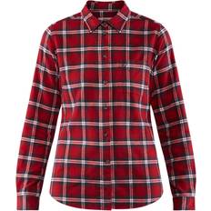 Damen - XXS Hemden Fjällräven Övik Flannel Shirt W - Deep Red